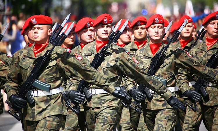 Polish Army celebration day in Warsaw